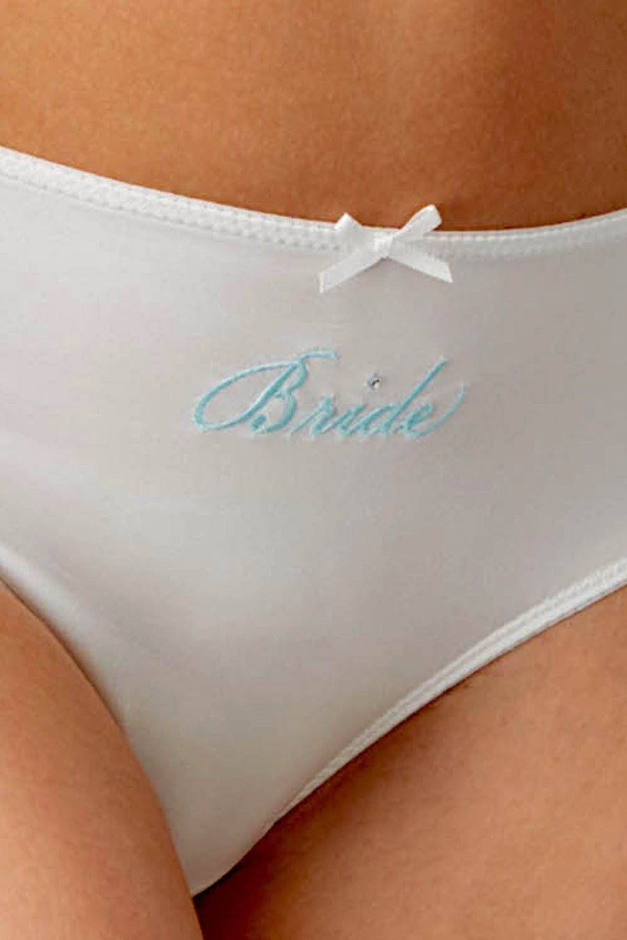 Linea Donatella Off-White BRIDE Embroidered Panties