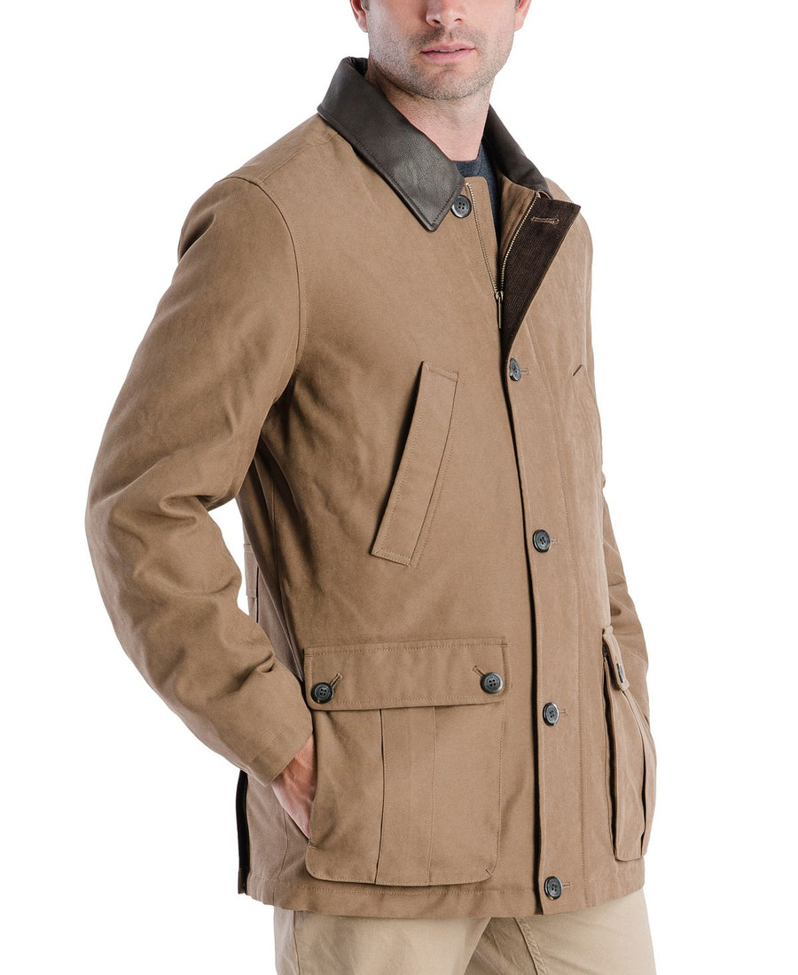 London Fog Barn Peacoat Khaki