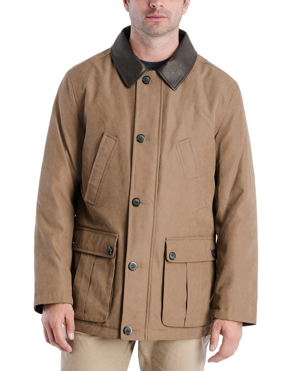 London Fog Barn Peacoat Khaki