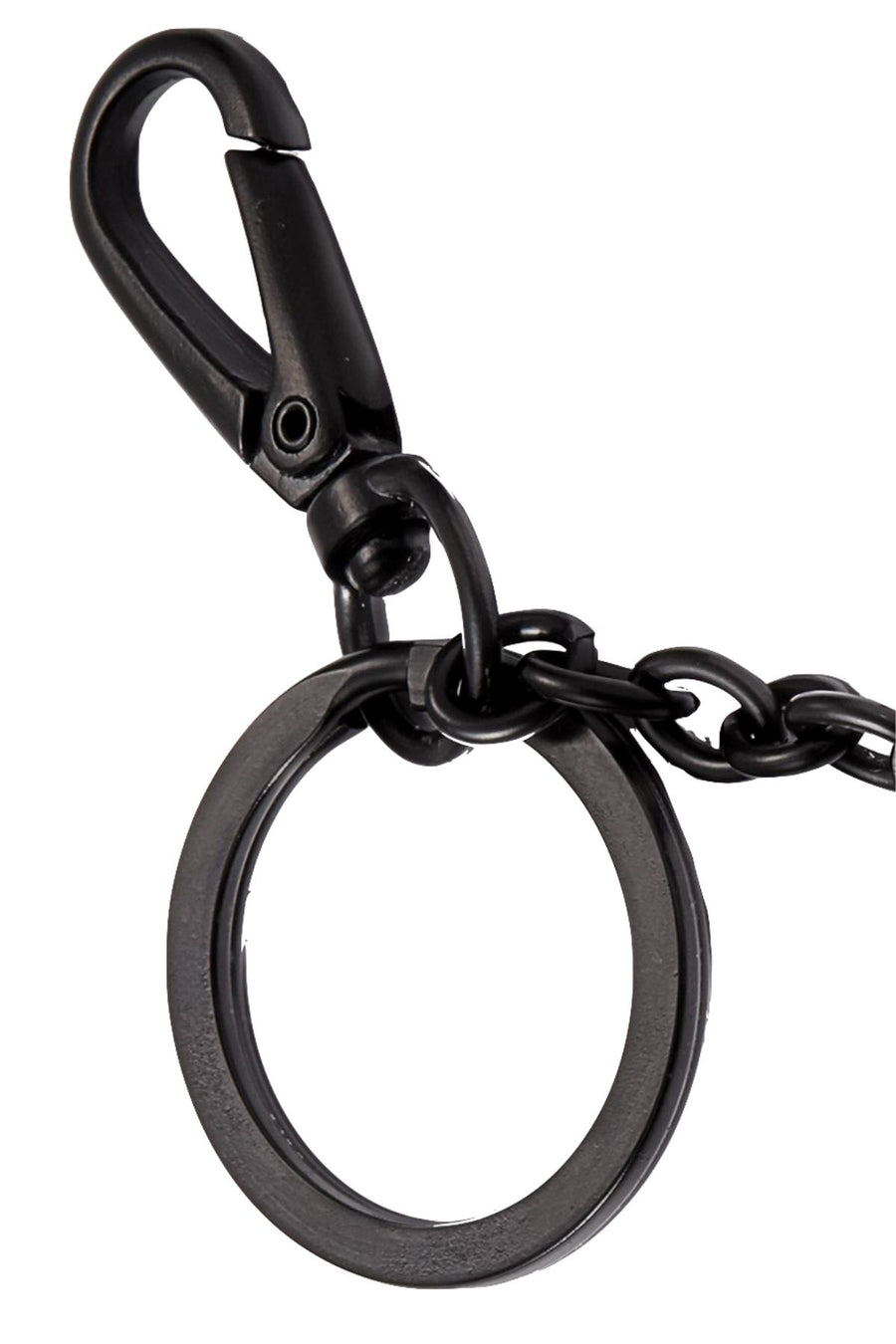 Love Bravery Black Stiletto-Boot Enamel Keychain