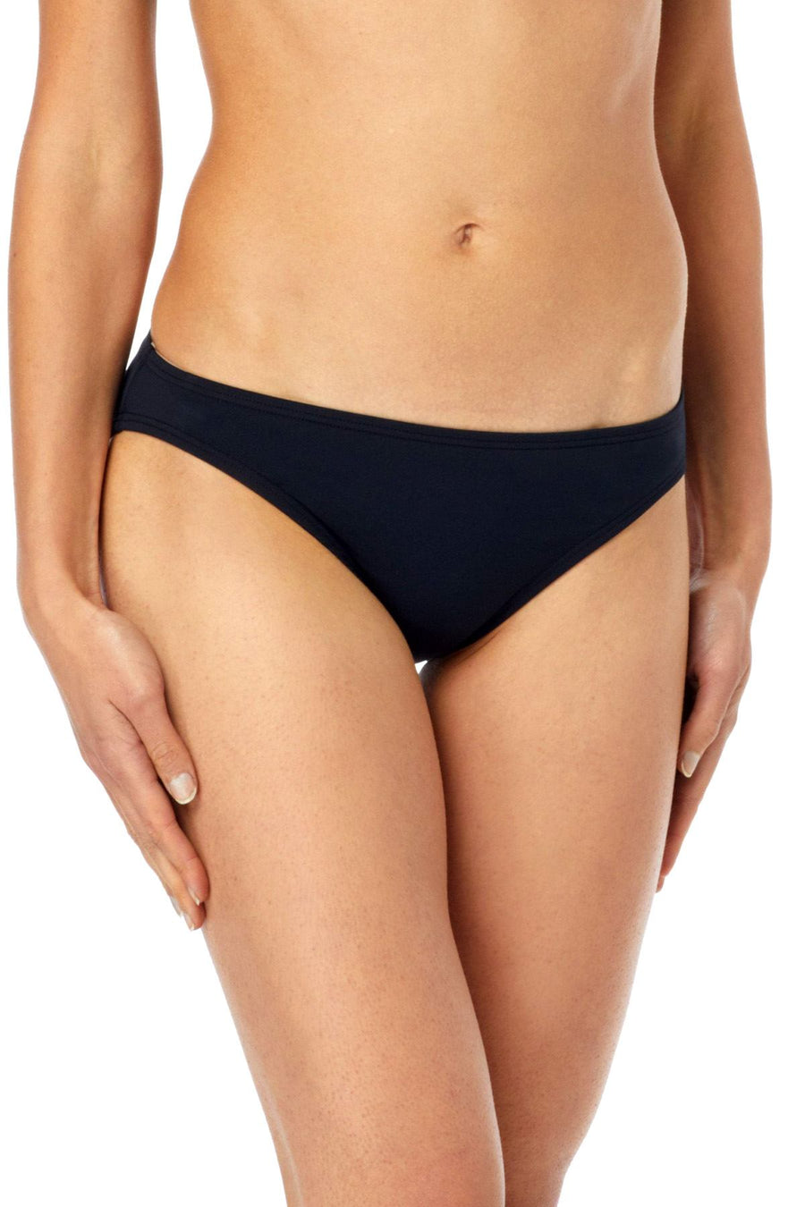 MICHAEL Michael Kors Black Sea Solids Classic Bikini Bottom