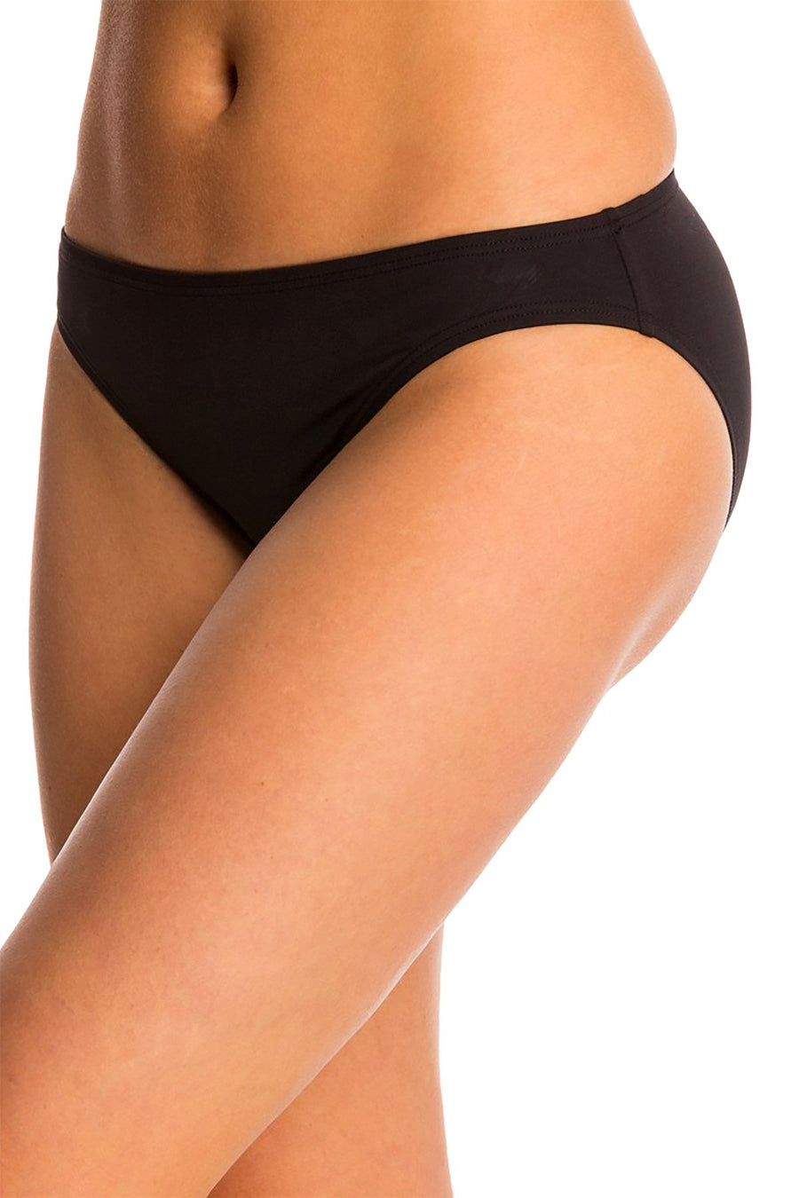 MICHAEL Michael Kors Black Sea Solids Classic Bikini Bottom