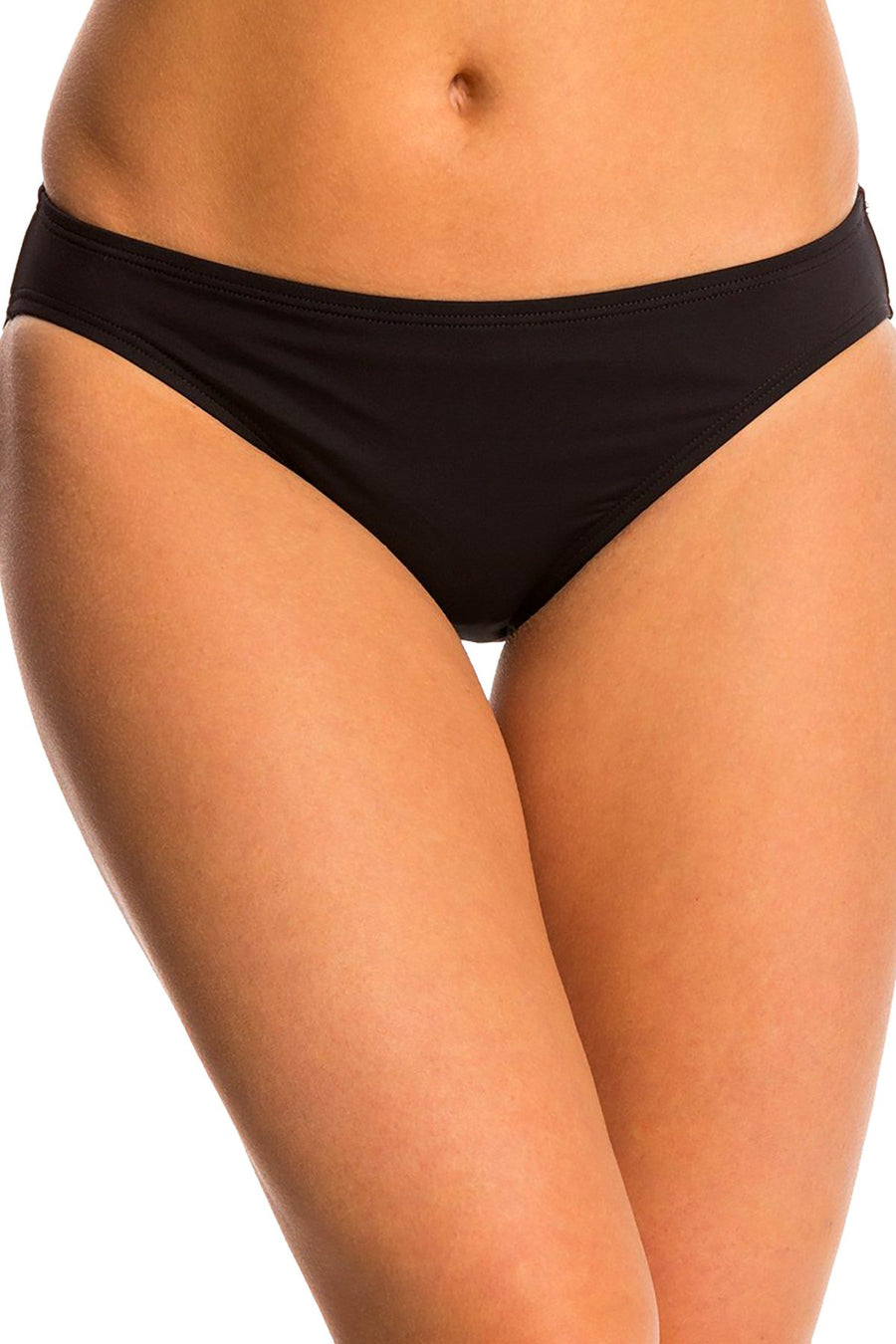 MICHAEL Michael Kors Black Sea Solids Classic Bikini Bottom