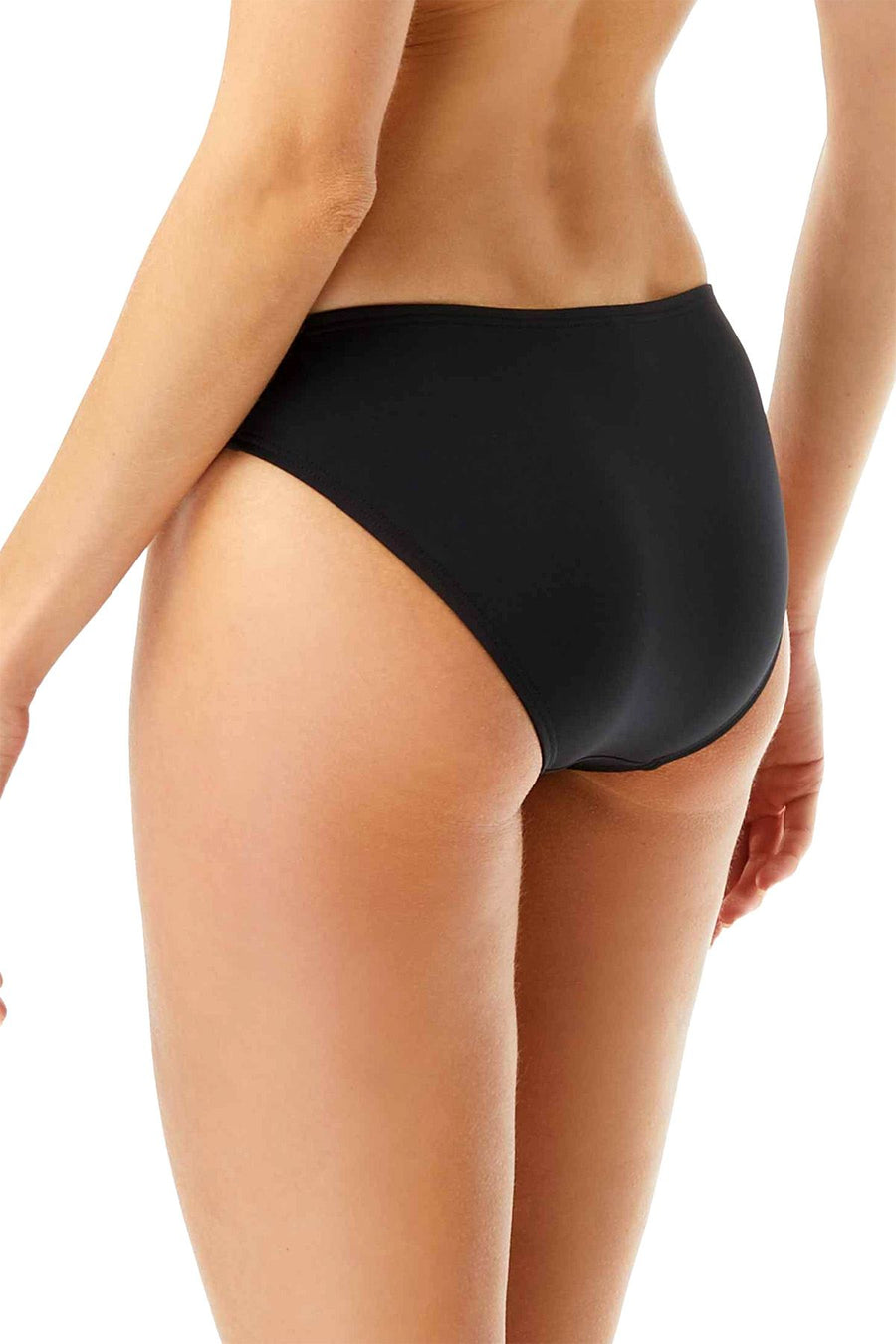 MICHAEL Michael Kors Black Sea Solids Classic Bikini Bottom