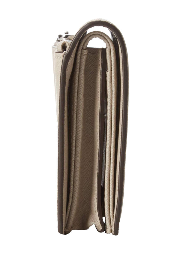MICHAEL Michael Kors Cement Jet Set Carryall Saffiano Leather Wallet