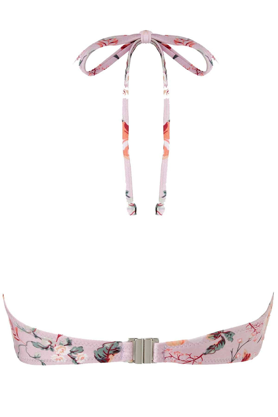 MINKPINK Summer Meadow Tie Bandeau Convertible Bikini Top in Floral Multicolor
