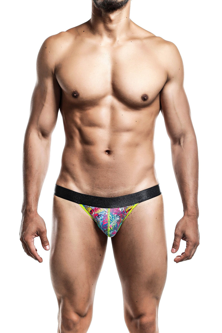 MOB Eroticwear Graffiti Printed Mob Jock