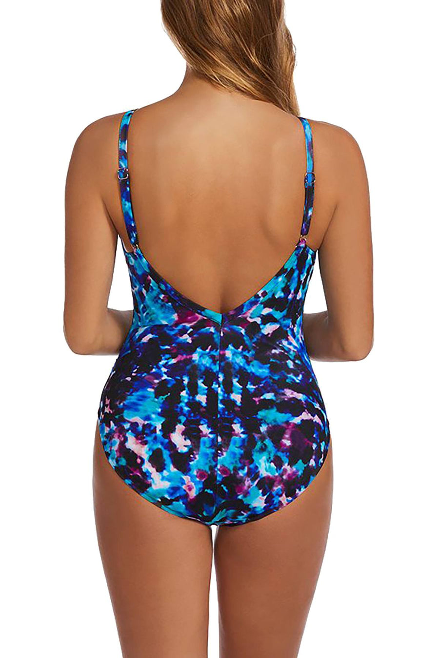MagicSuit Ultra-Violet Kat Keyhole High-Neck One-Piece Swimsuit