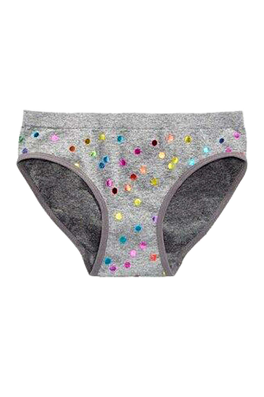 Maidenform Girl (Kids) Rainbow Foil Dot Seamfree Hipster Brief