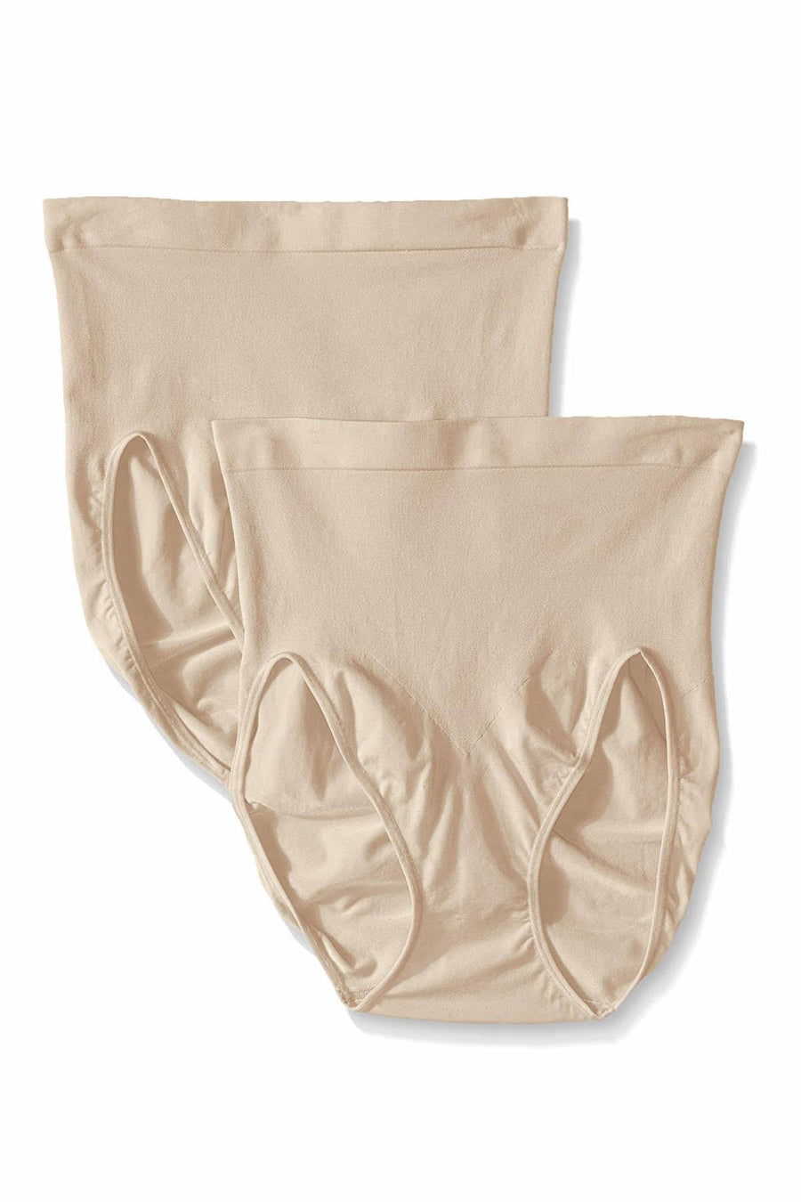 Maidenform Latte-Lift Light Everyday Control Seamless Hi-Cut Brief 2-Pack