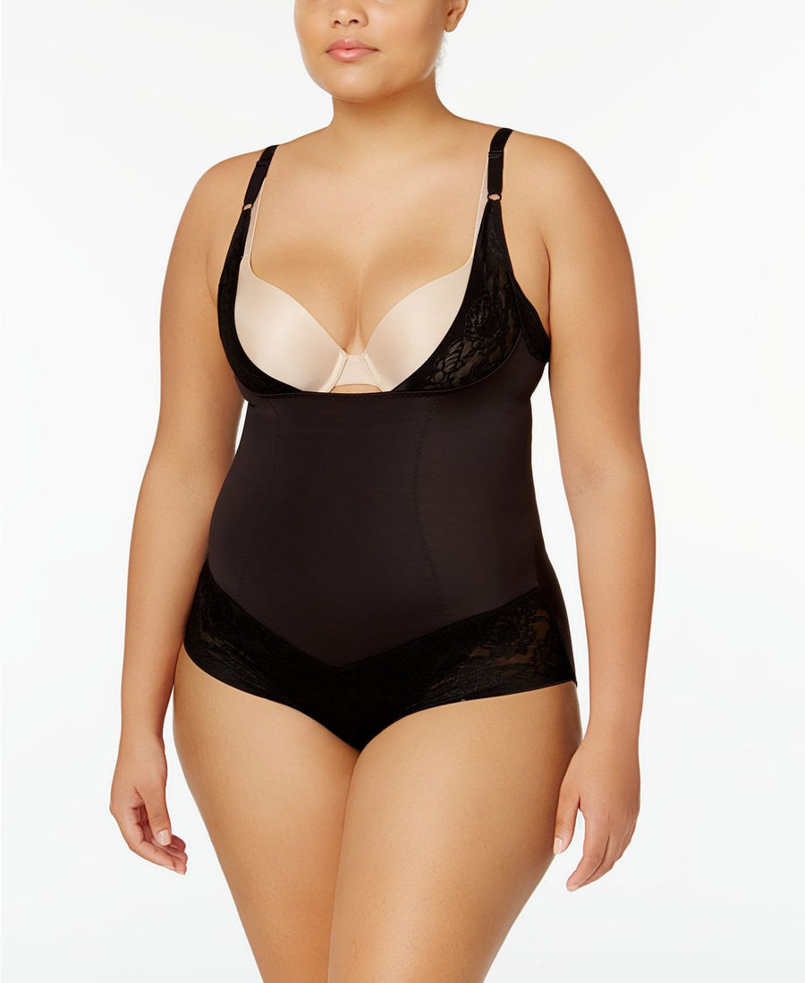 Maidenform PLUS Firm Foundations Firm Control WYOB Body Shaper in Black