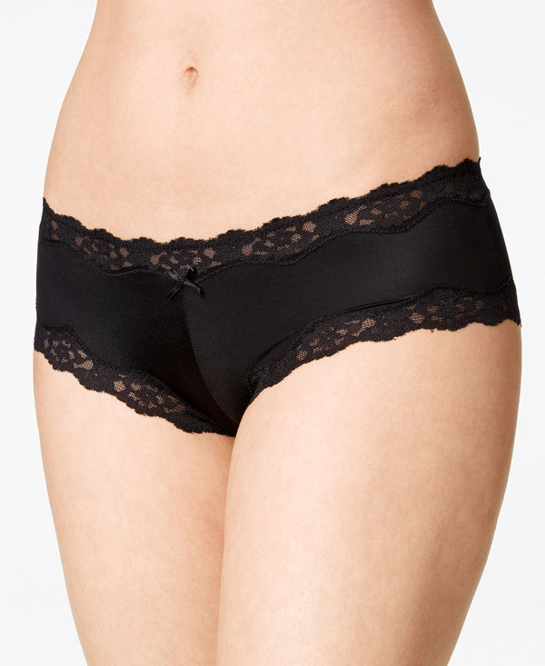 Maidenform Scalloped Lace Hipster Underwear 40823 Black