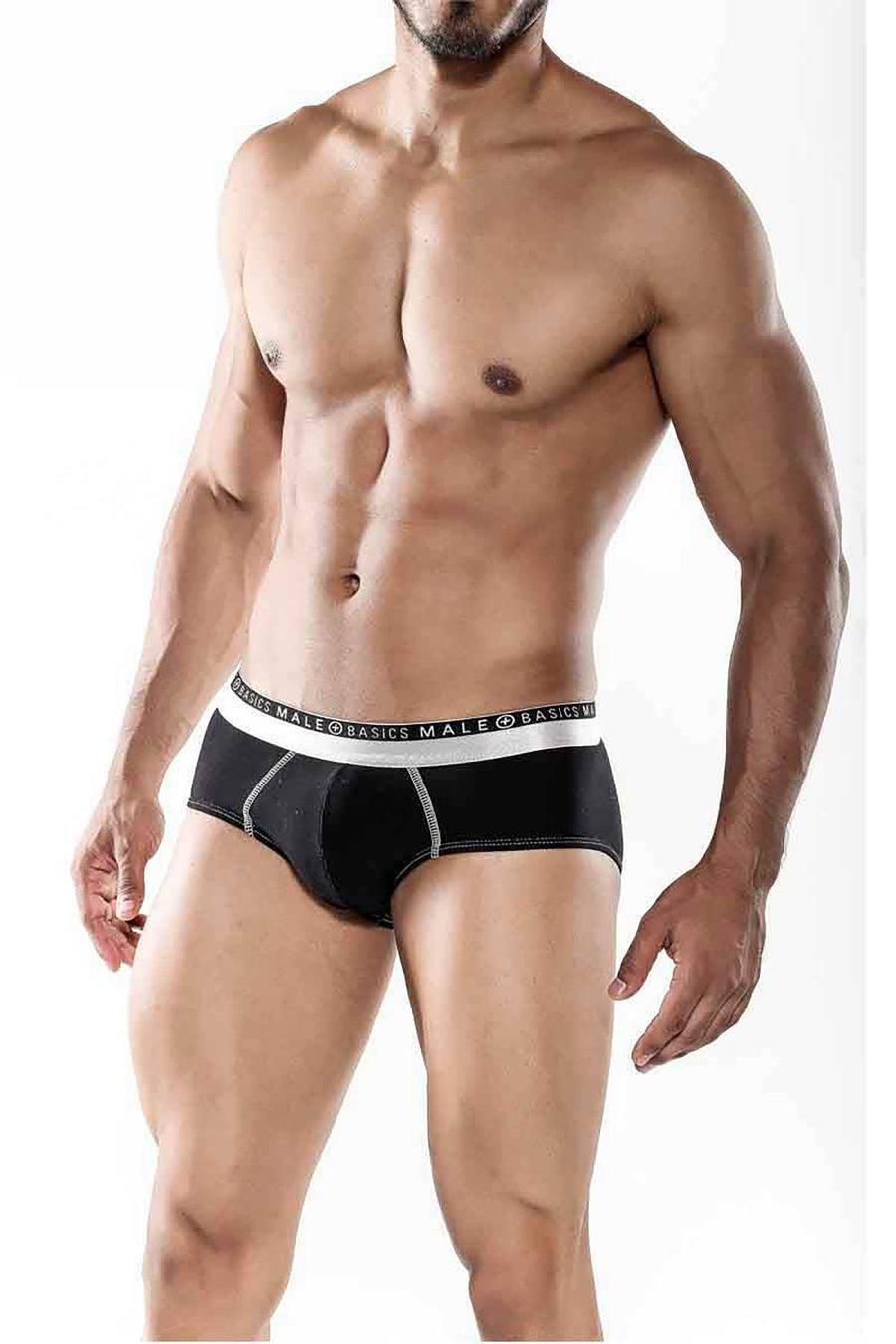 Male Basics Black Everyday Hip Brief