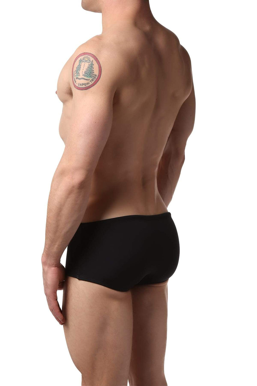 Male Basics Black Swim Brief