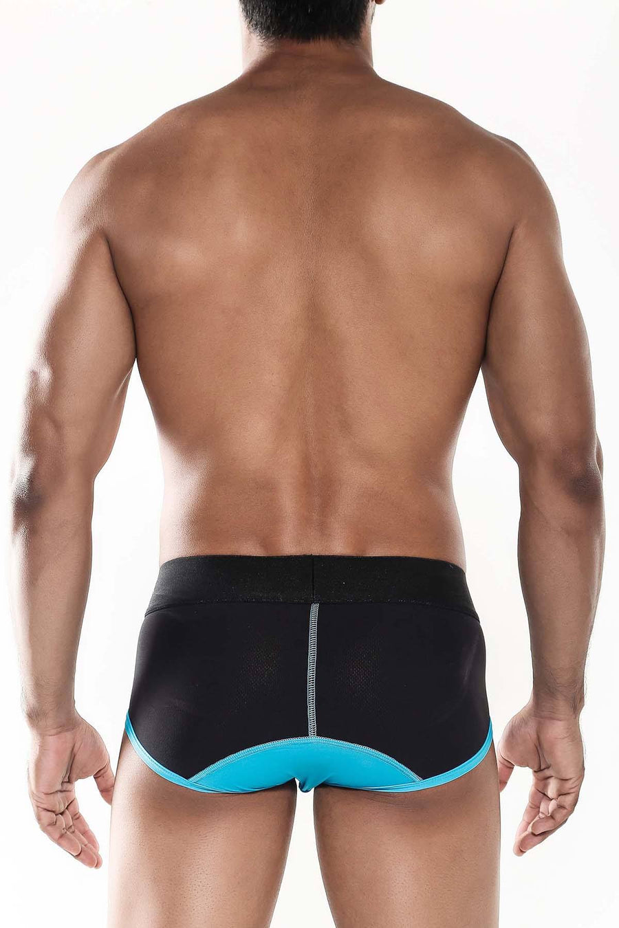 Male Basics Blue Neon Brief