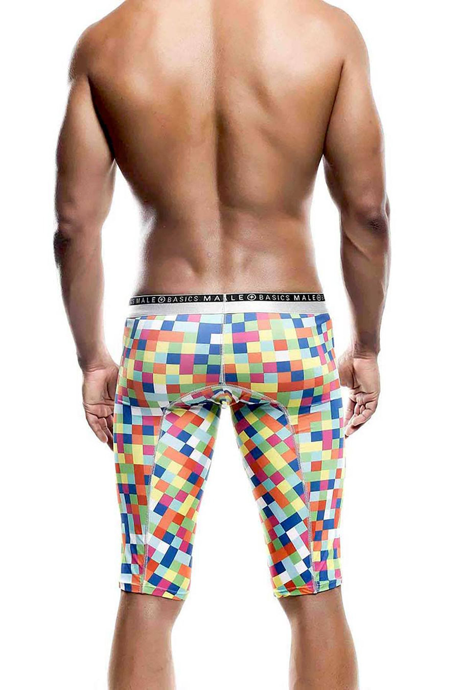 Male Basics Green Pixels Athletic Boxer Brief