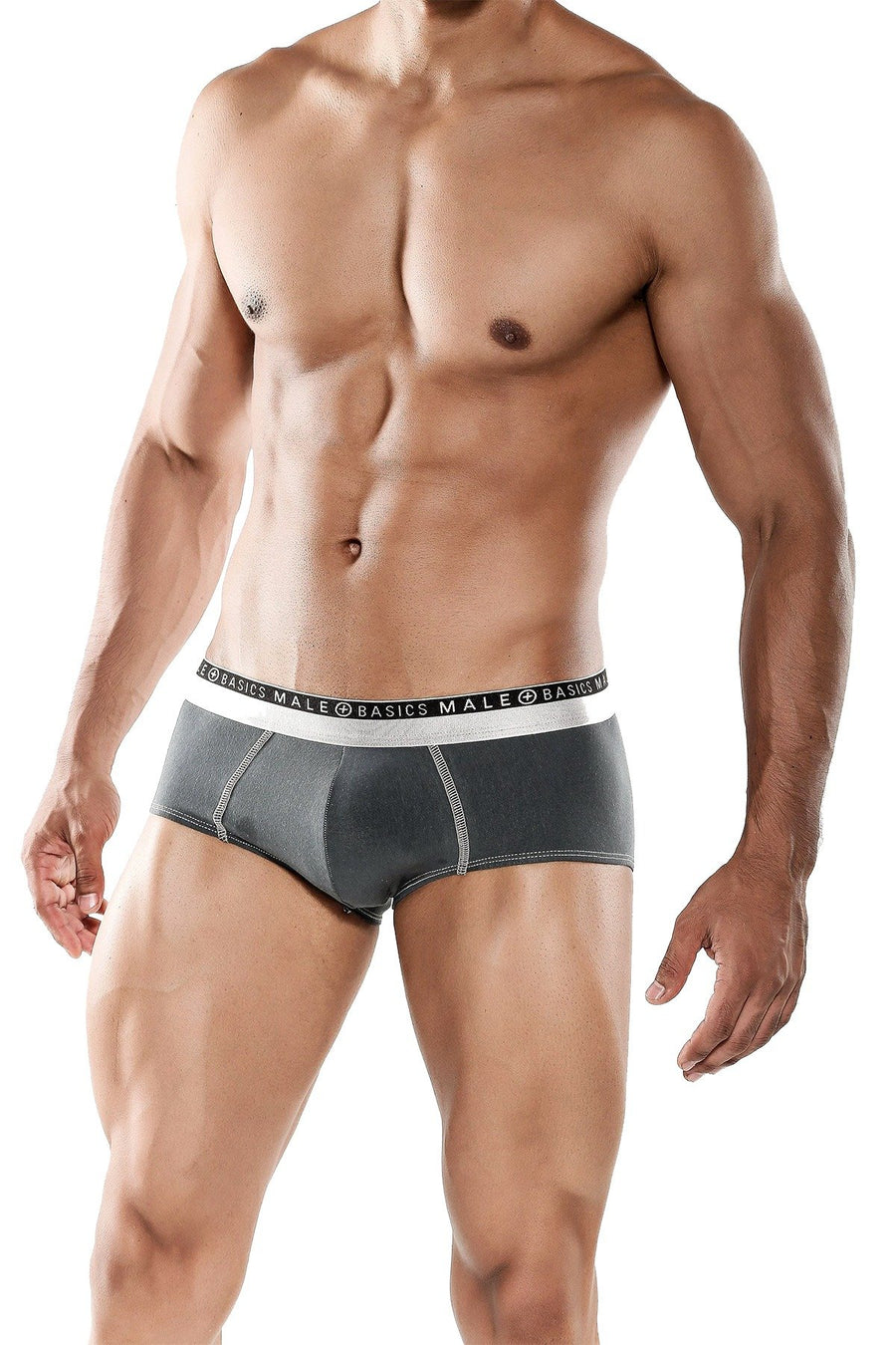 Male Basics Grey Everyday Hip Brief
