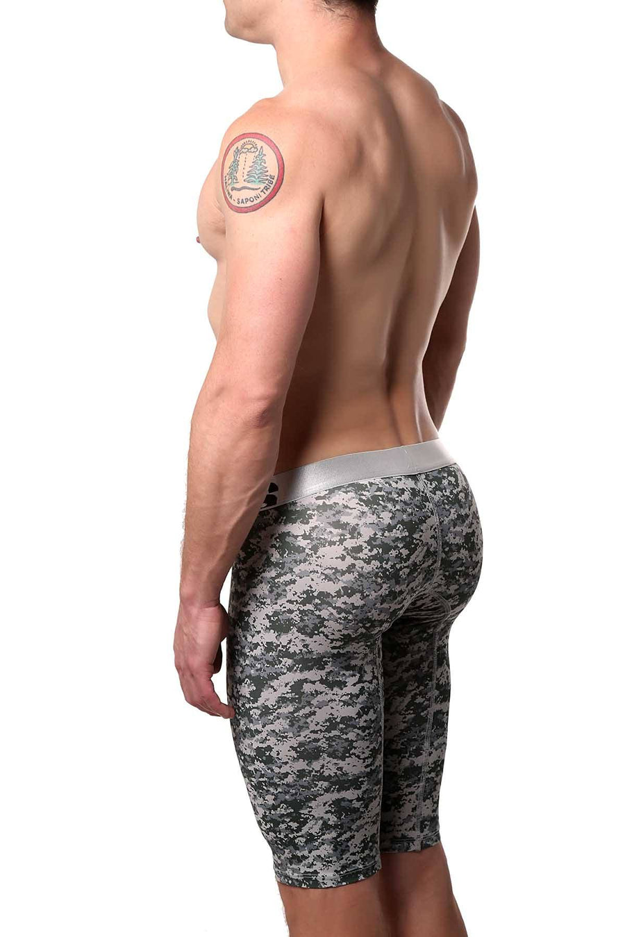 Male Basics Jungle Microfiber Long Boxer Brief