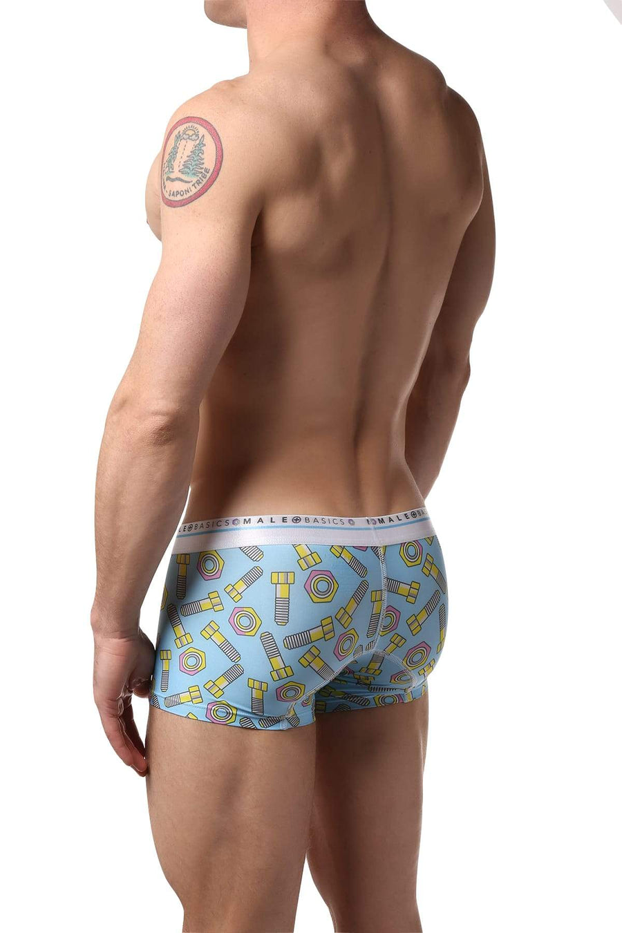 Male Basics Nuts/Bolts-Printed Hipster Trunk