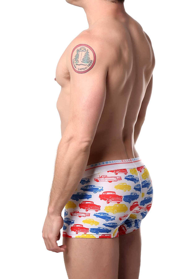 Male Basics Old-Cars Printed Hipster Trunk