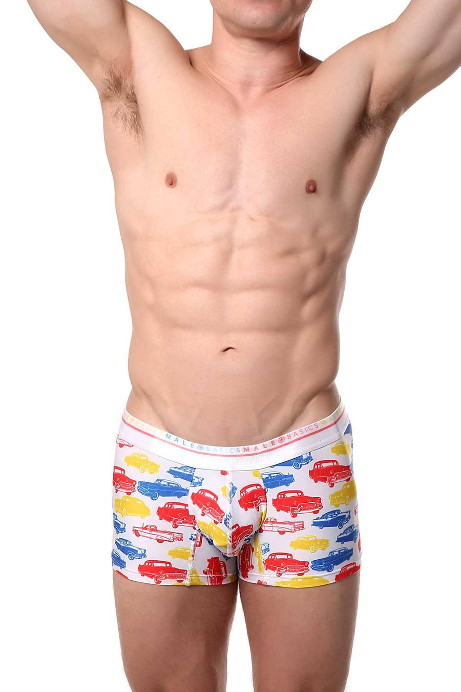 Male Basics Old-Cars Printed Hipster Trunk