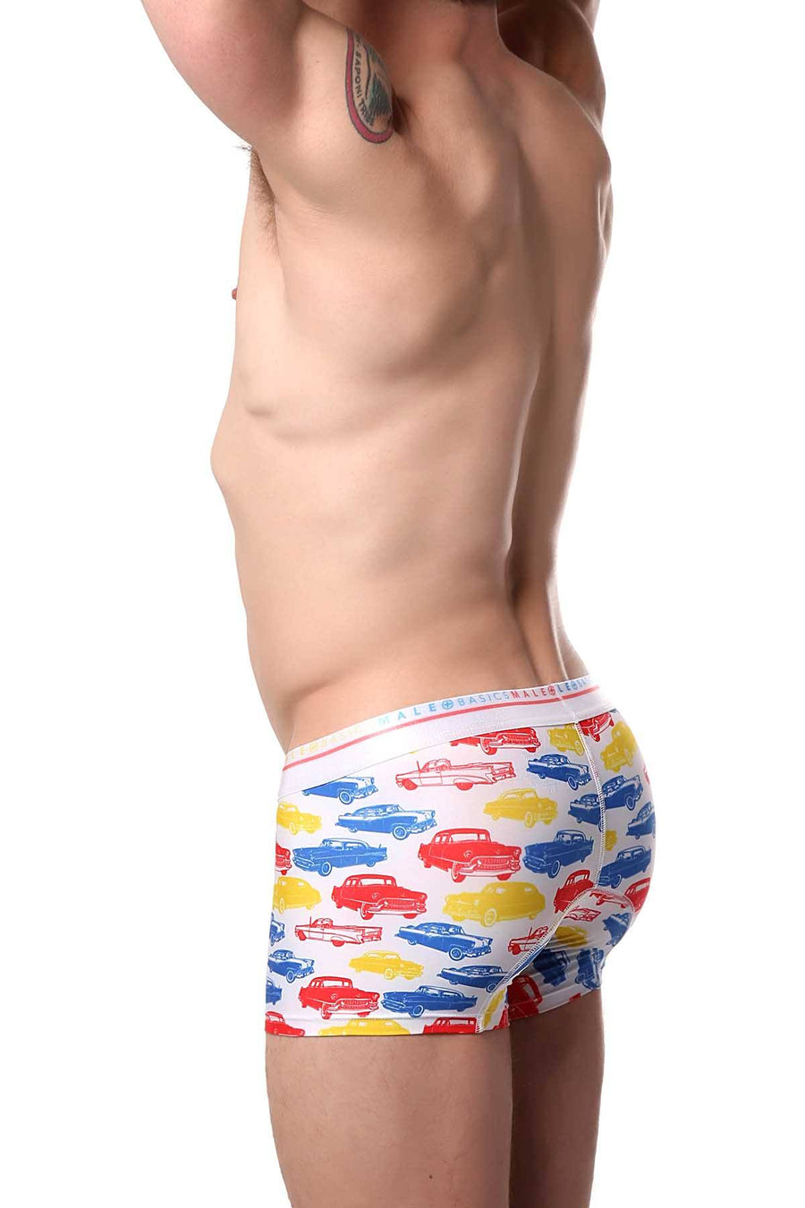 Male Basics Old-Cars Printed Hipster Trunk