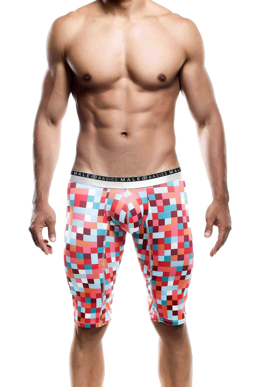 Male Basics Red Pixels Athletic Boxer Brief