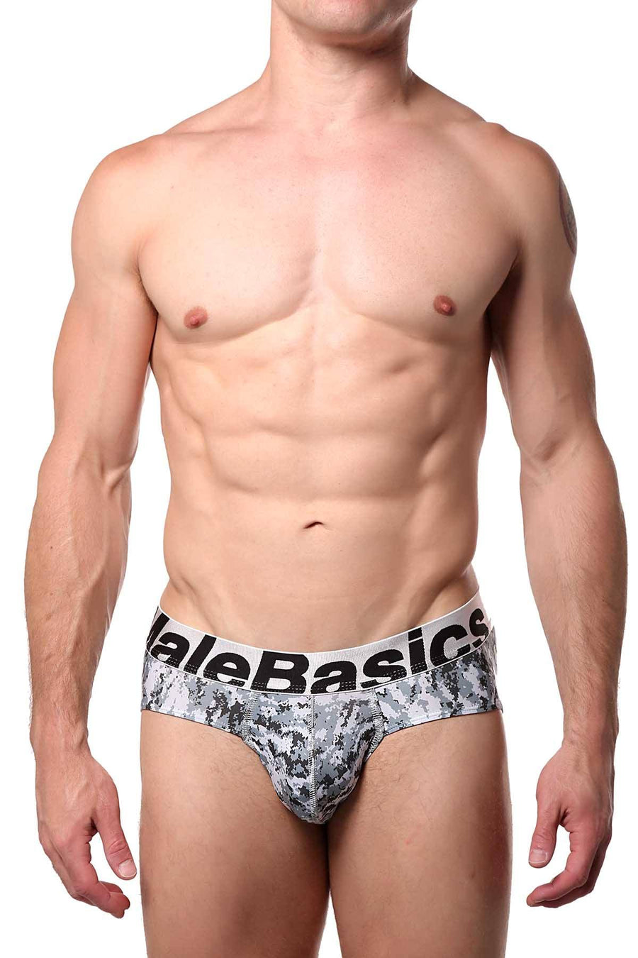 Male Basics Snow Microfiber Brief