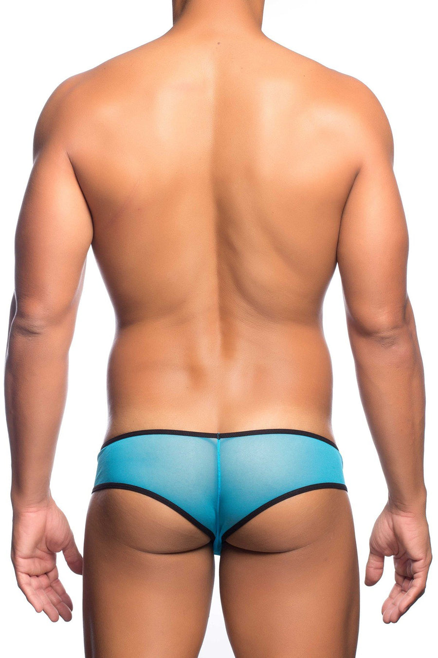 Male Basics Turquoise Cheek Mesh Boxer