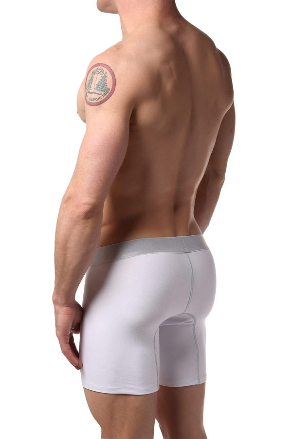Male Basics White Boxer Brief