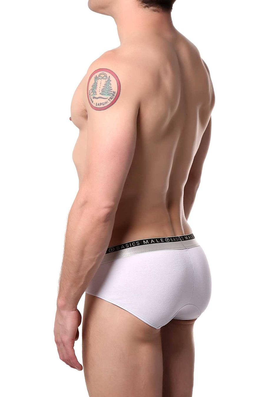 Male Basics White Everyday Hip Brief