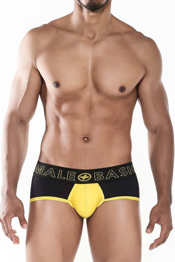 Male Basics Yellow Neon Brief
