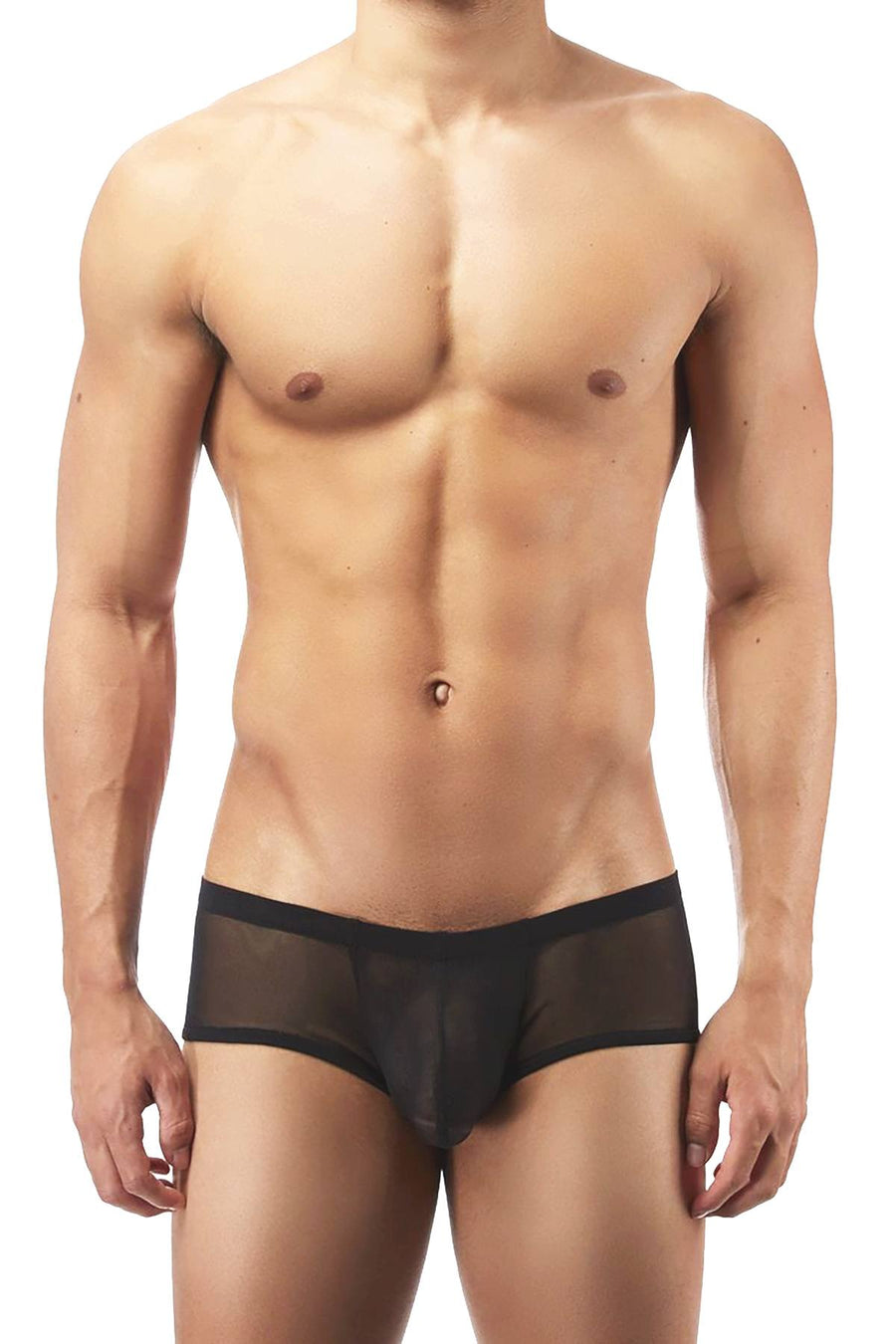 Male Power Black Euro-Male Mesh Mini-Pouch Trunk