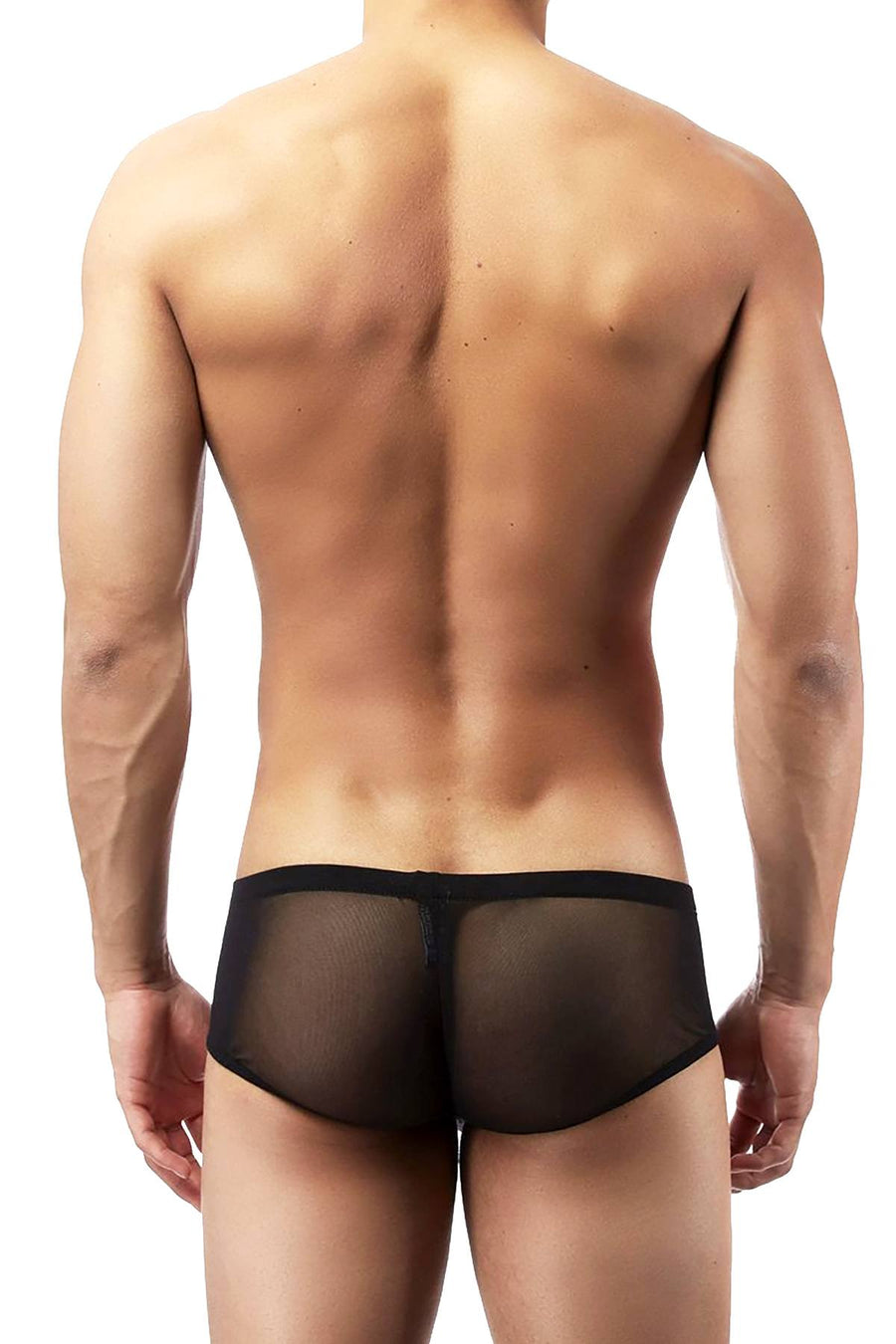 Male Power Black Euro-Male Mesh Mini-Pouch Trunk