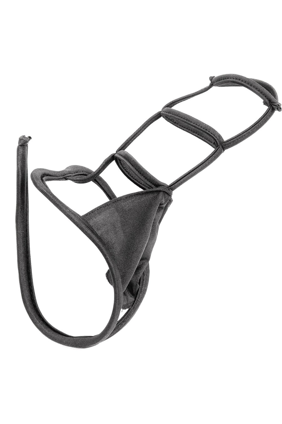 Male Power Black Triple Threat C-String