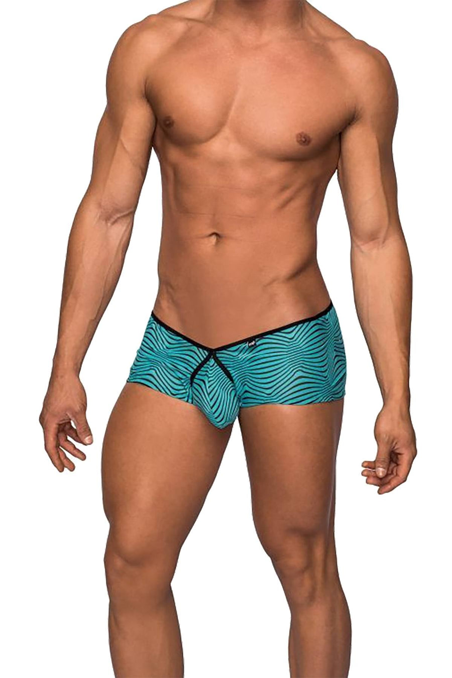 Male Power Green Tranquil Abyss Micro Mini-Short Brief