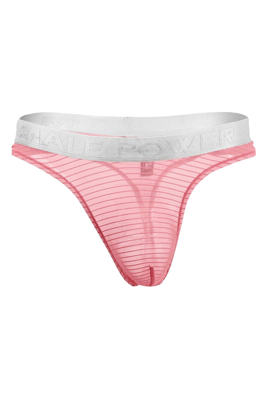 Male Power Salmon Mesh/Rib Bong Thong