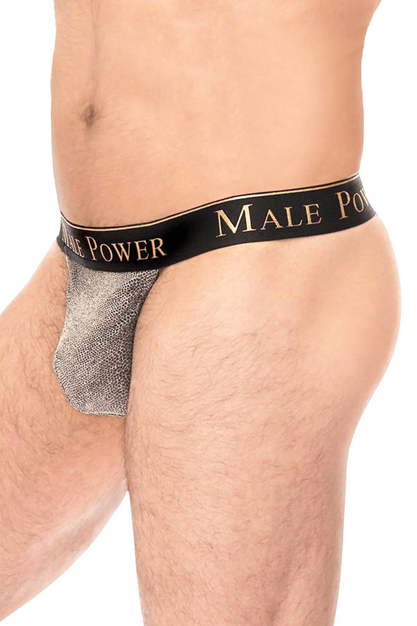 Male Power Snake-Print Viper Micro G-String