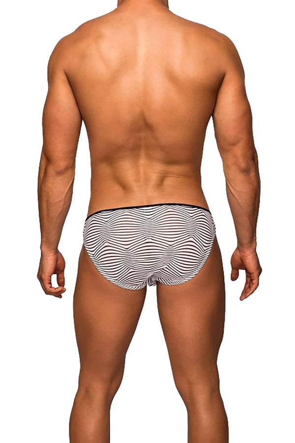 Male Power White Tranquil Abyss Mini Bikini Brief