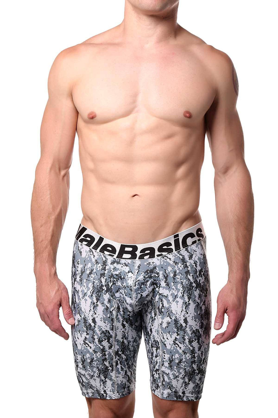 MaleBasics Snow Microfiber Long Boxer Brief