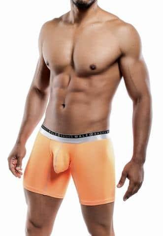 Malebasics Orange Ergonomic Pouch Boxer Brief