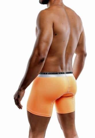 Malebasics Orange Ergonomic Pouch Boxer Brief