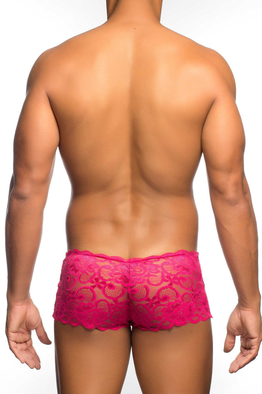 Malebasics Pink Lace Open Boxer