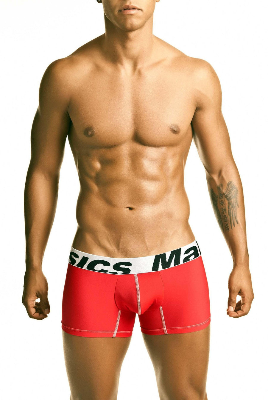 Malebasics Red Microfiber Short Boxer