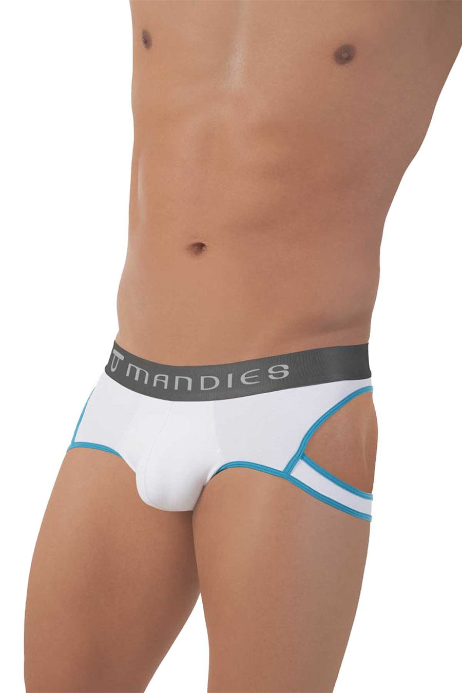Mandies White/Teal Sabatini-Princess Jock