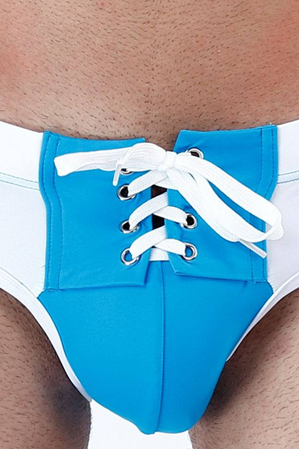Manview Teal Thrust Swim Bikini