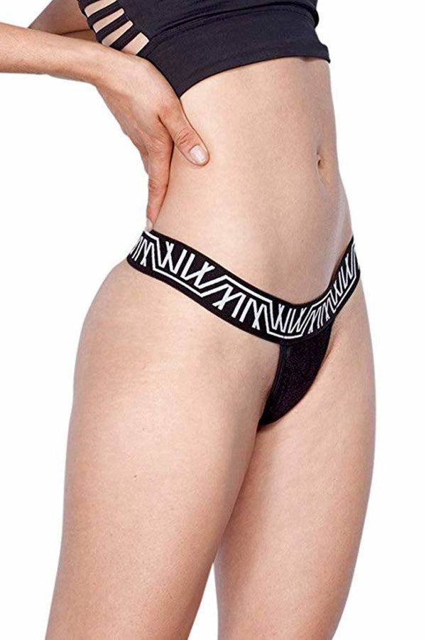 Marco Marco Black Velvet MM Thong