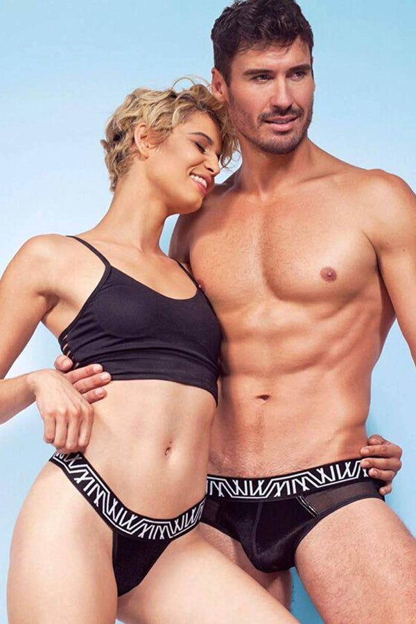 Marco Marco Black Velvet MM Thong