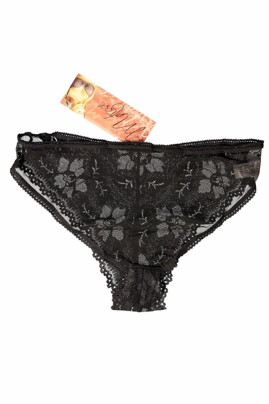 Matisse Black Lace/Mesh Brief