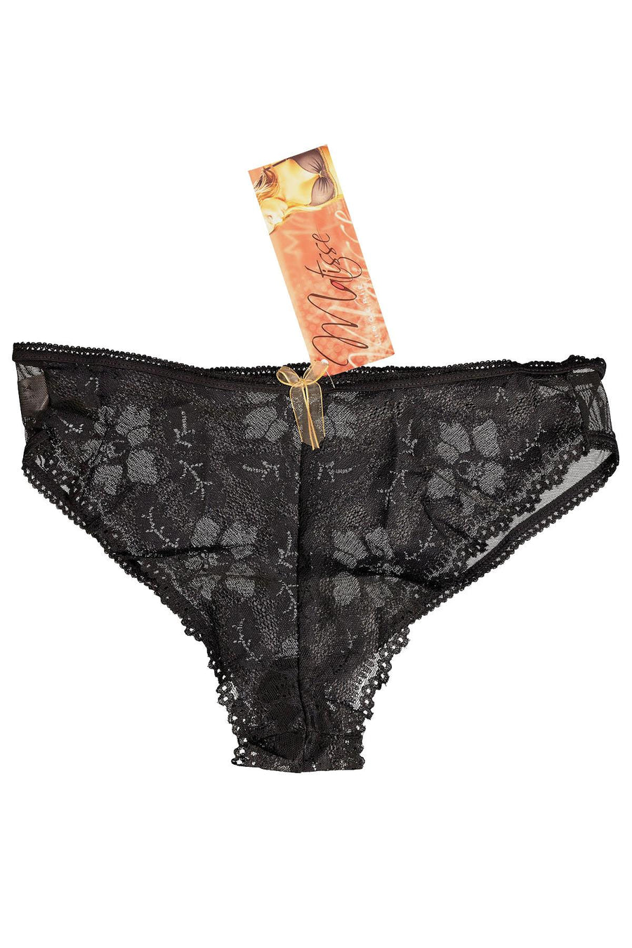 Matisse Black Lace/Mesh Brief